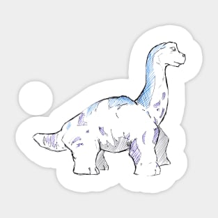 Baby brachiosaurus Sticker